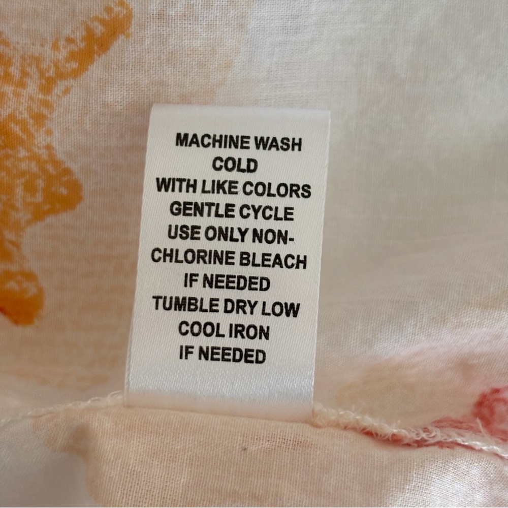 Lucky & Coco Shell Print Button Front Shirt Large - image 7